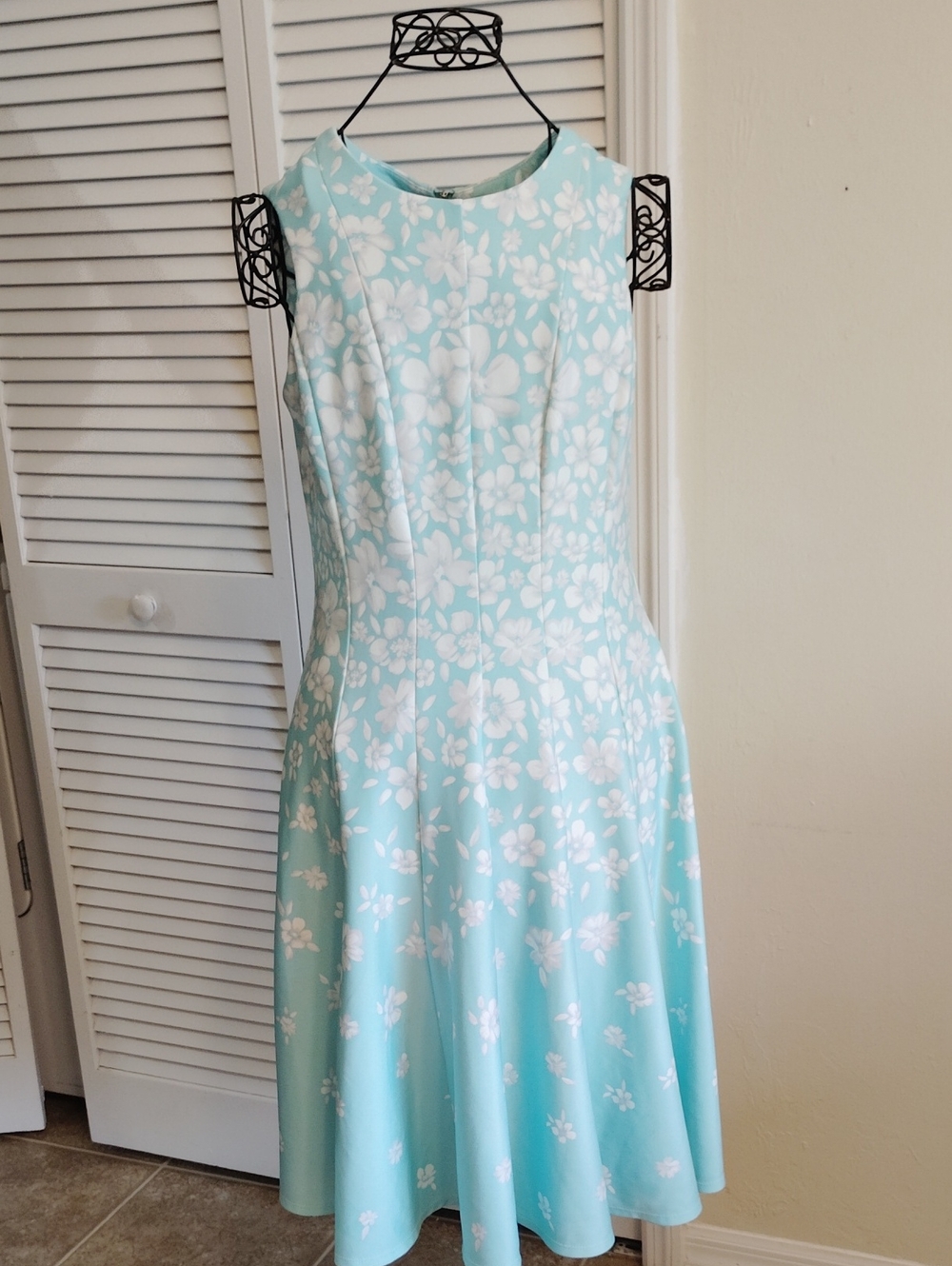 DANNY AND NICOLE FIT AND FLARE DRESS